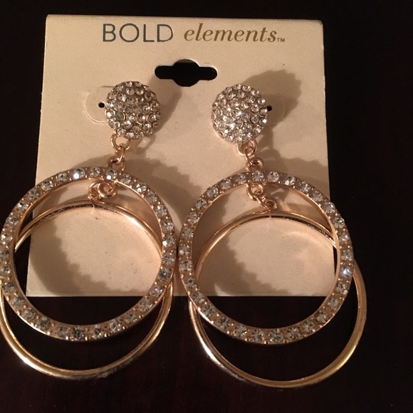 Gold ear rings - Picture 1 of 2